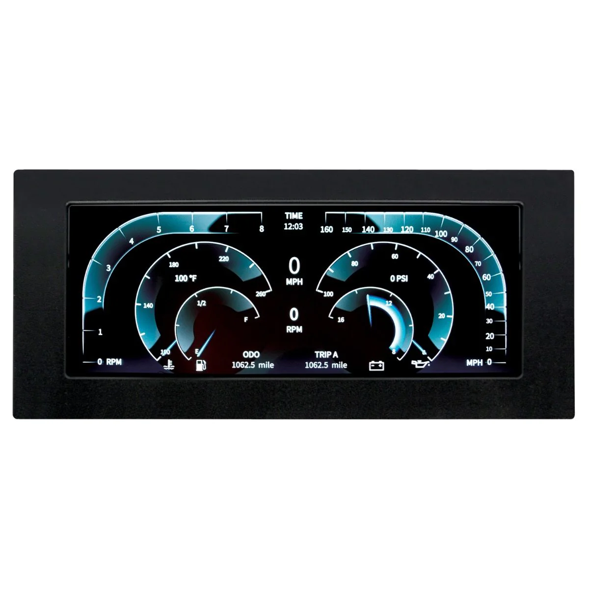 AutoMeter 7400 InVision 8.8 in. LCD Universal Digital Dash - Image 3