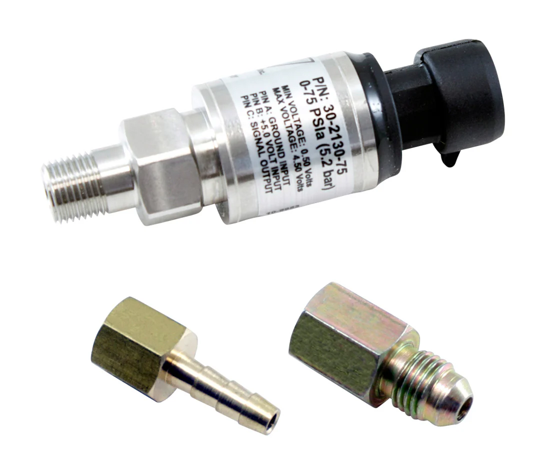 AEM 30-2130-75 75psi or 5 Bar Stainless Sensor Kit