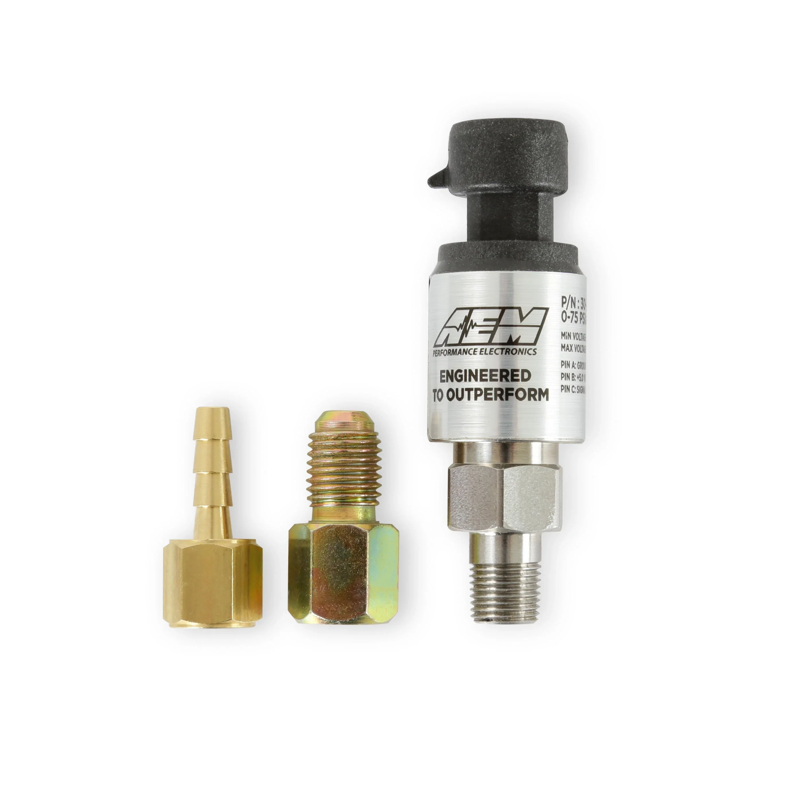 AEM 30-2130-75 75psi or 5 Bar Stainless Sensor Kit - Image 2