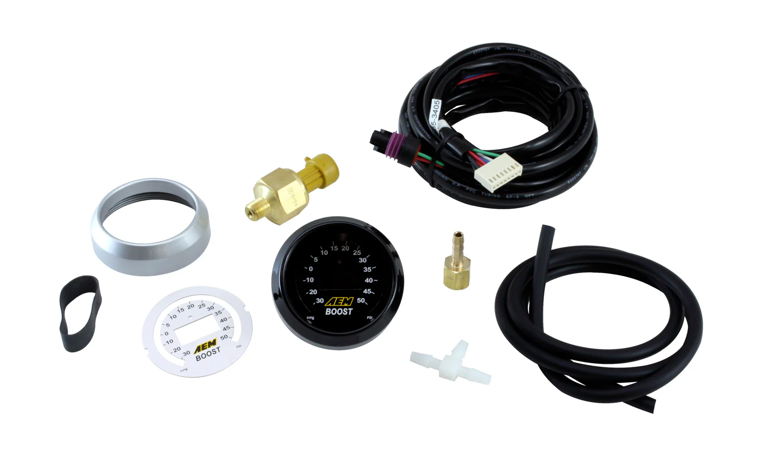 AEM 30-4408 Boost Digital Gauge -30 to 50psi