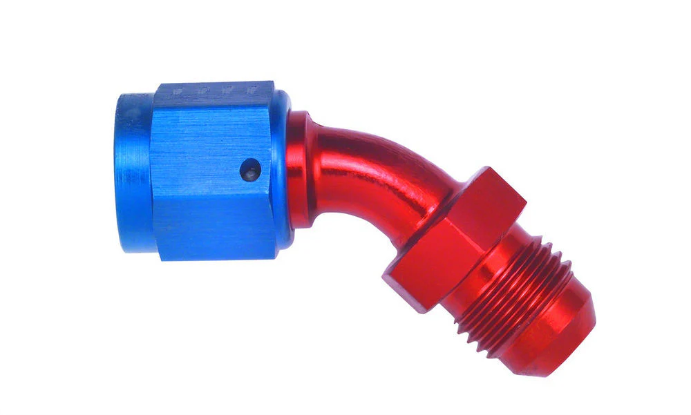 Aeroquip FCM3150 #10 Male to #10 Female 45 Deg Swivel Fitting