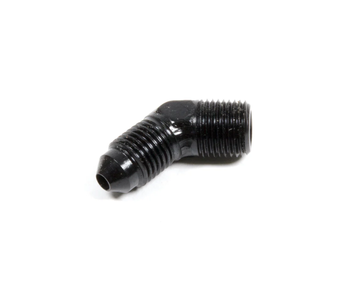 Aeroquip FCM5020 45 Deg Alum #3 Flare 1/8 in Black
