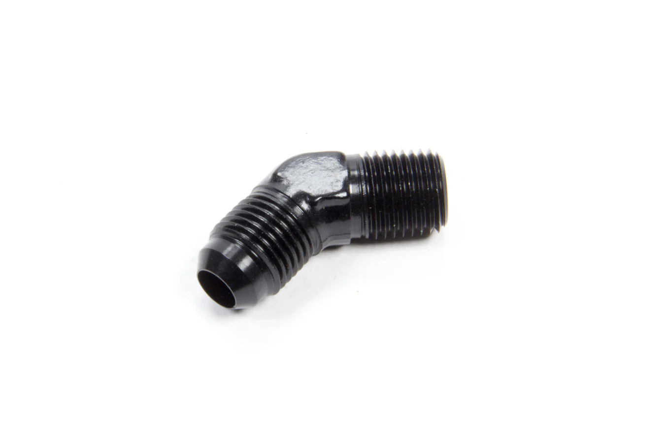 Aeroquip FCM5022 45 Deg Alum #6 Flare 1/4 in Black
