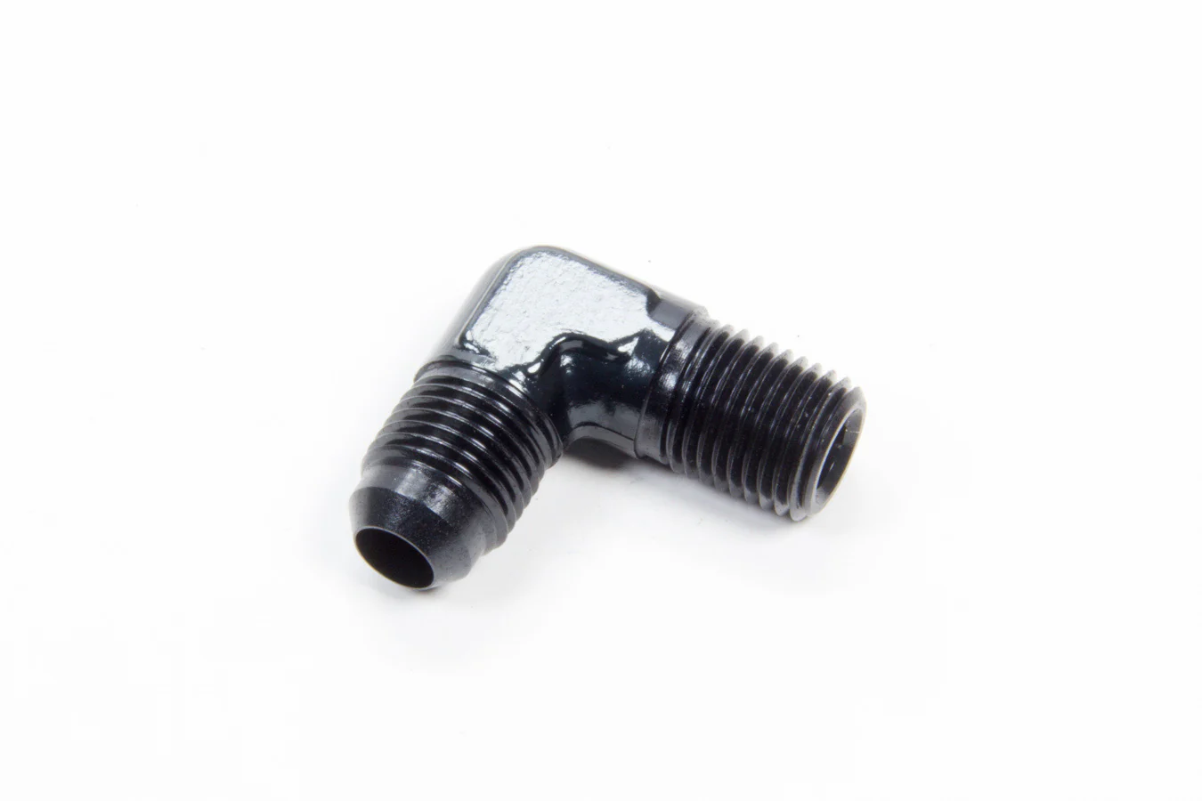 Aeroquip FCM5034 90 Deg Alum #6 Flare 1/4 in Black