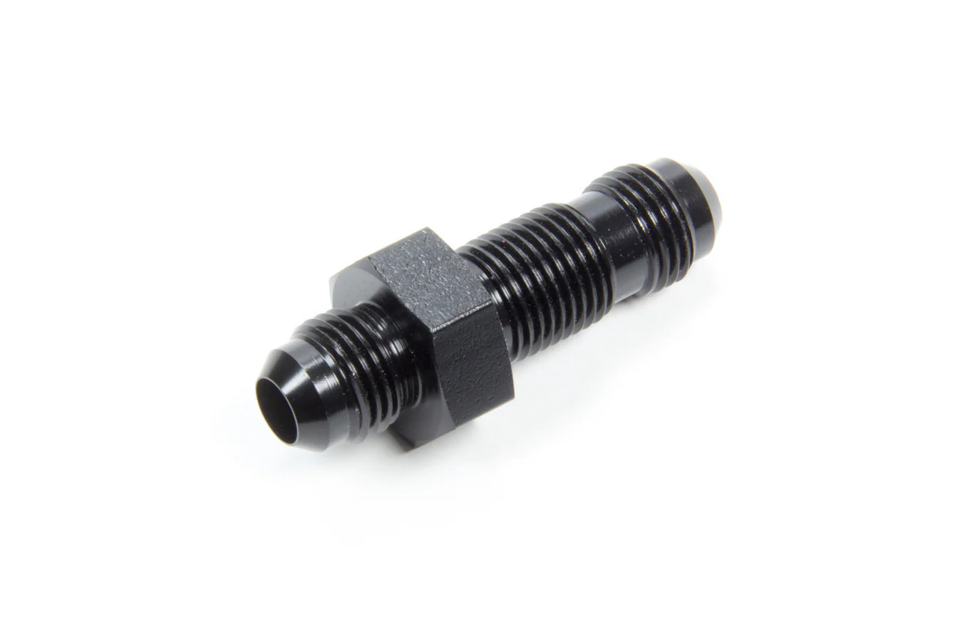Aeroquip FCM5072 #6 Flare End Bulkhead Union Black