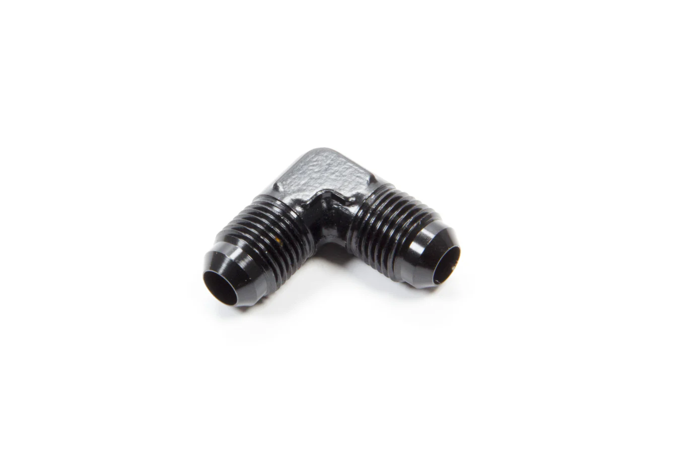 Aeroquip FCM5120 Alum #6 90 Deg Elbow Union Black