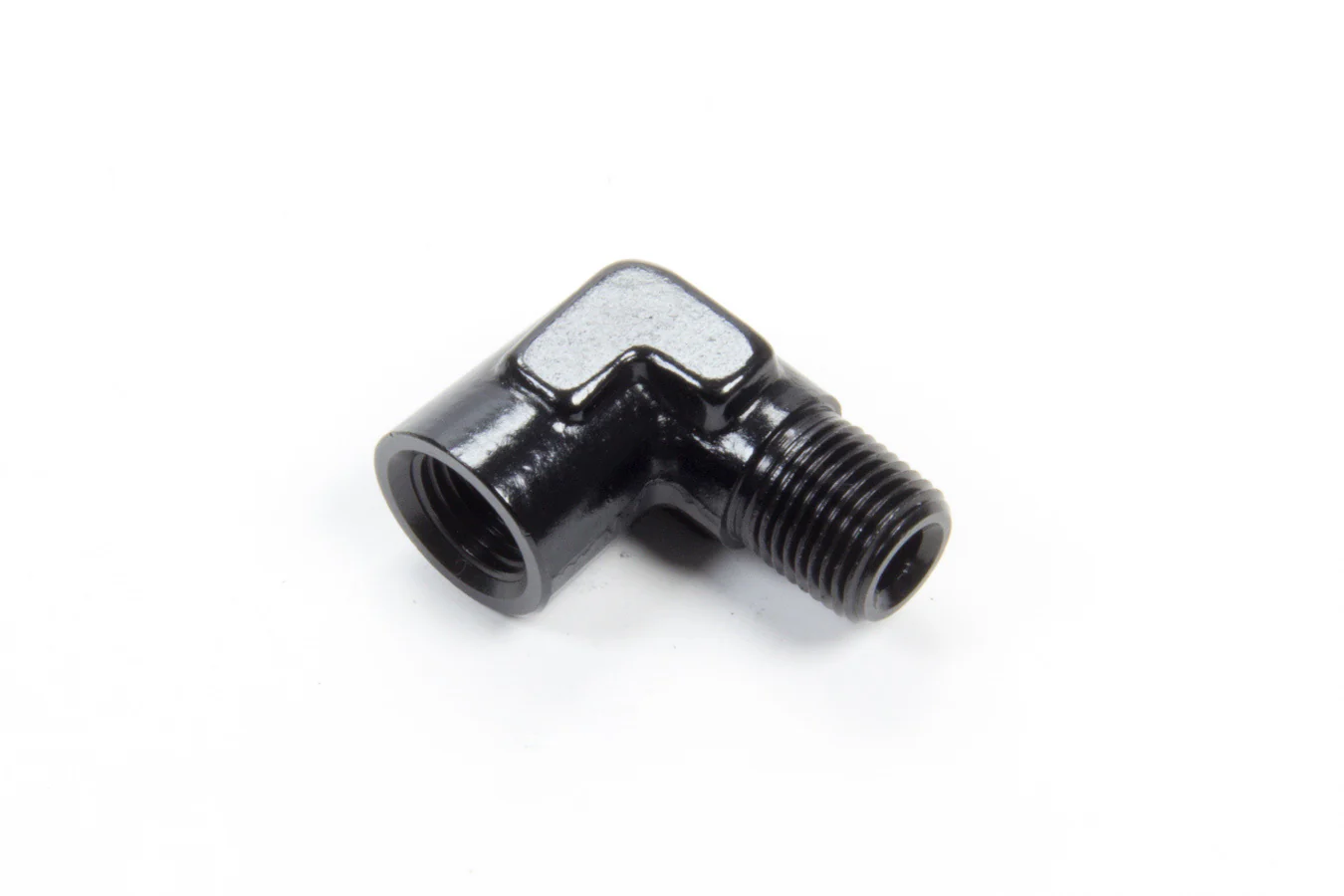 Aeroquip FCM5147 90 Deg Male/Female Pipe Elbow Black