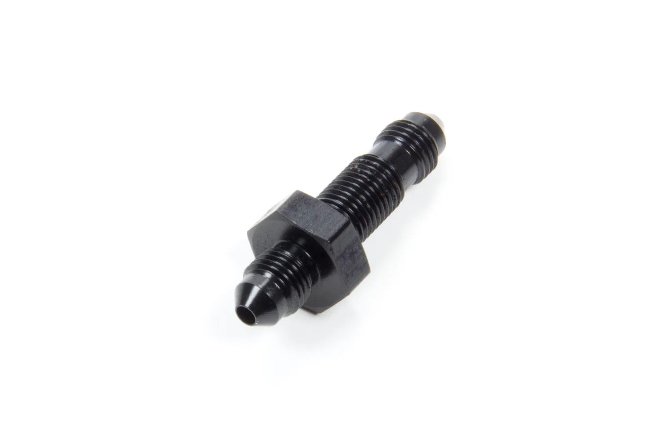 Aeroquip FCM5769 Alum Bulkhead Union #3 Flare Black