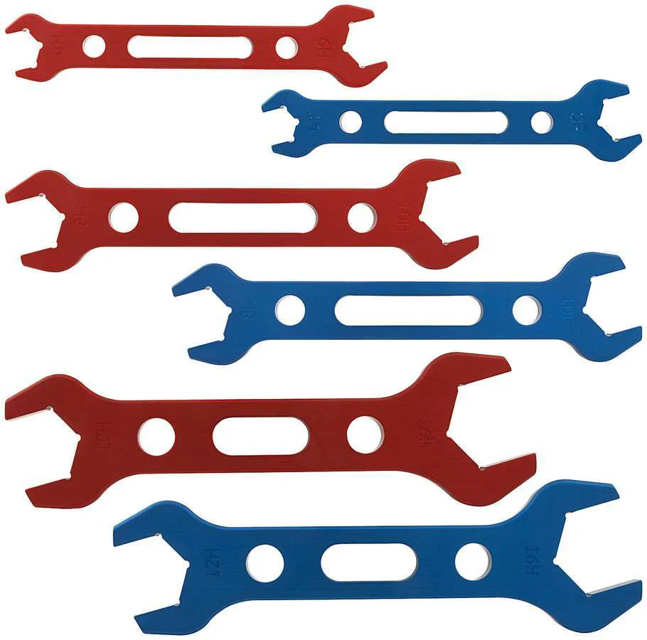 Allstar 11120 Aluminum Wrench Set Double Ended