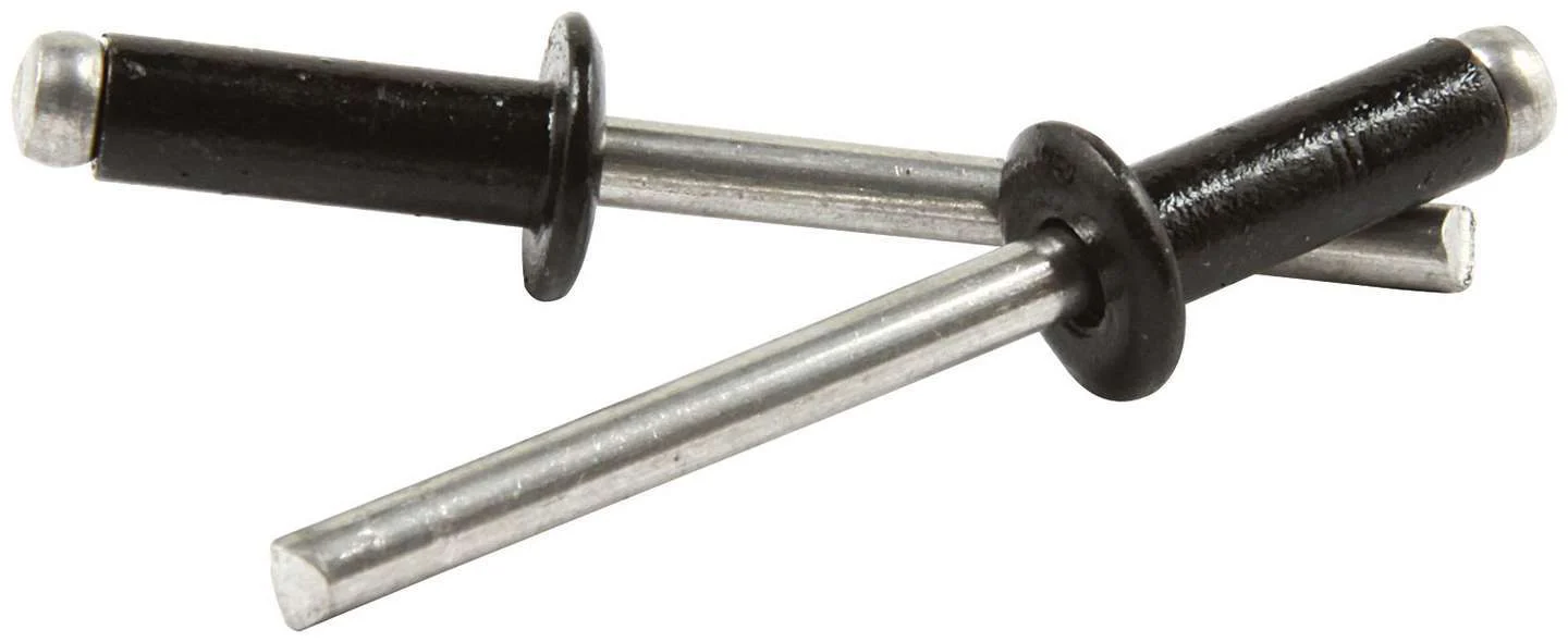 Allstar 18128 Sm Hd Rivet Black Alum 250pk