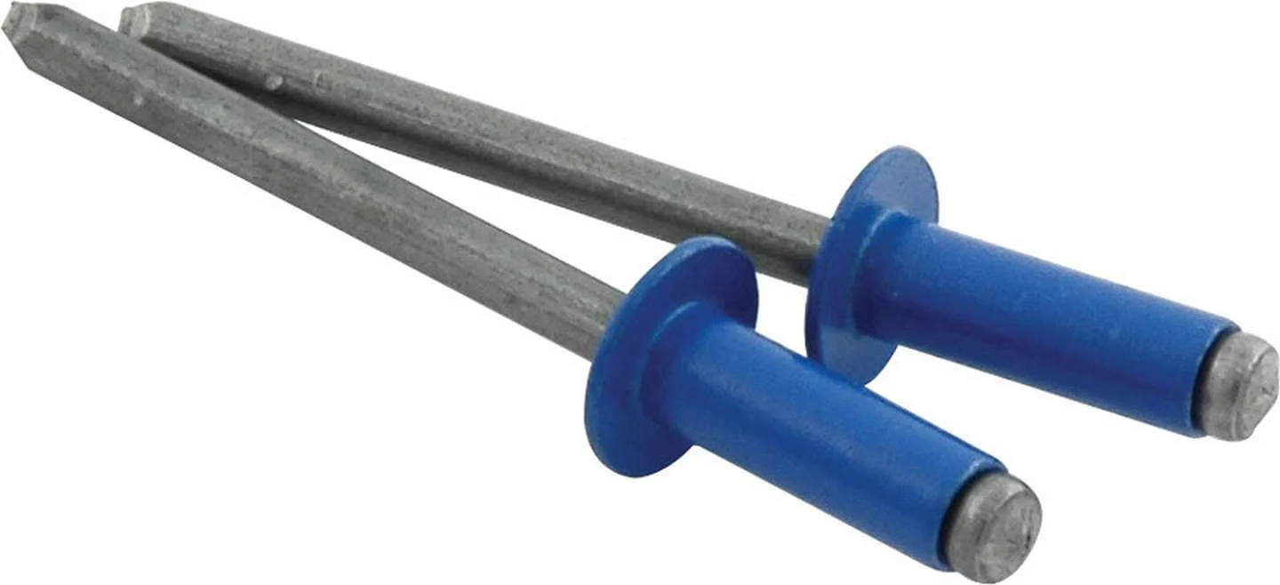Allstar 18134 Sm Hd Rivet Blue 250pk Chevron