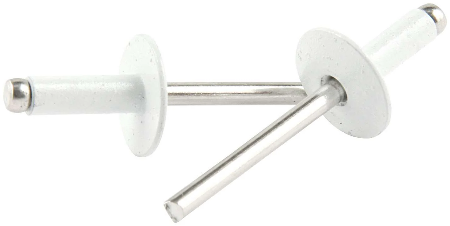 Allstar 18158 Lg Hd Rivet White Alum 250pk