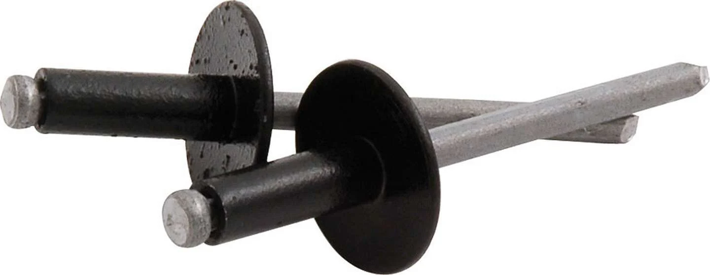 Allstar 18168 Lg Hd Rivet 250Pk Black