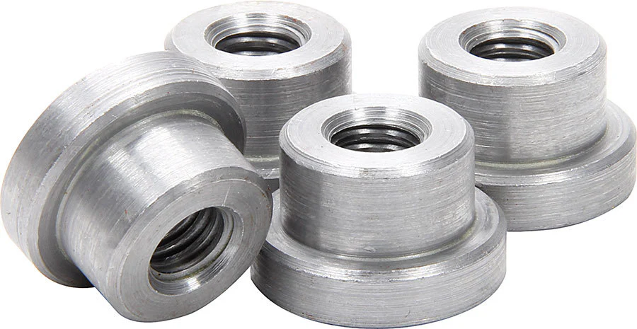 Allstar 18549 Weld On Nuts 3/8-16 Short 4pk