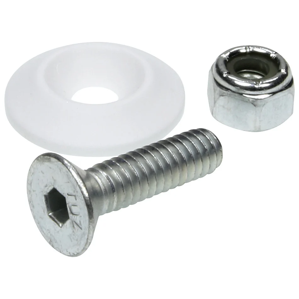 Allstar 18681 Countersunk Bolt Kit White 10pk