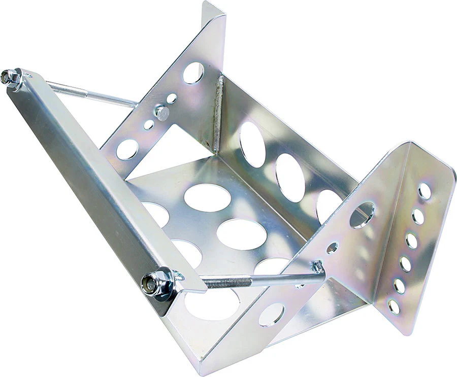 Allstar 76102 Battery Box Bolt-On Clear Zinc