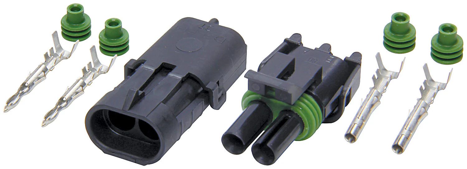 Allstar 76266 2-Wire Weather Pack Connector Kit