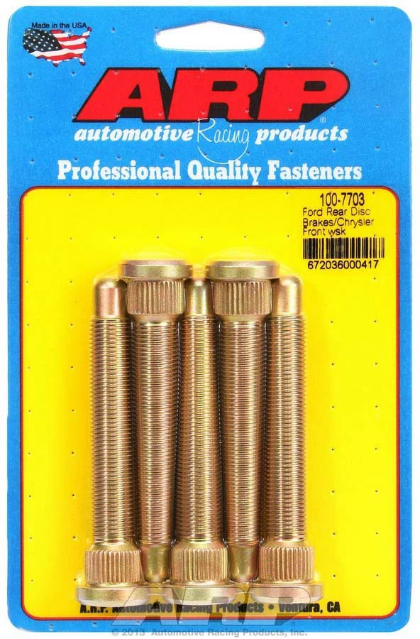 ARP 100-7703 Wheel Stud Kit Ford Rear/Mopar Front 1/2"