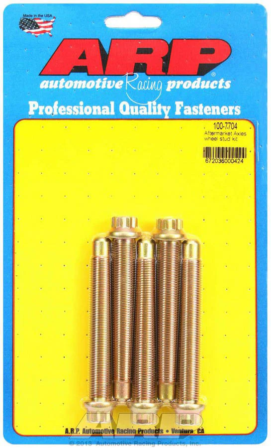 ARP 100-7704 Wheel Stud Kit Aftermarket Axles