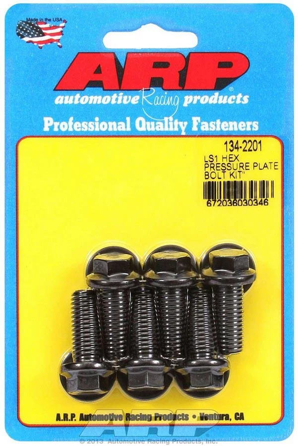 ARP 134-2201 Clutch Cover/Pressure Plate Bolt Kits for Chevy LS
