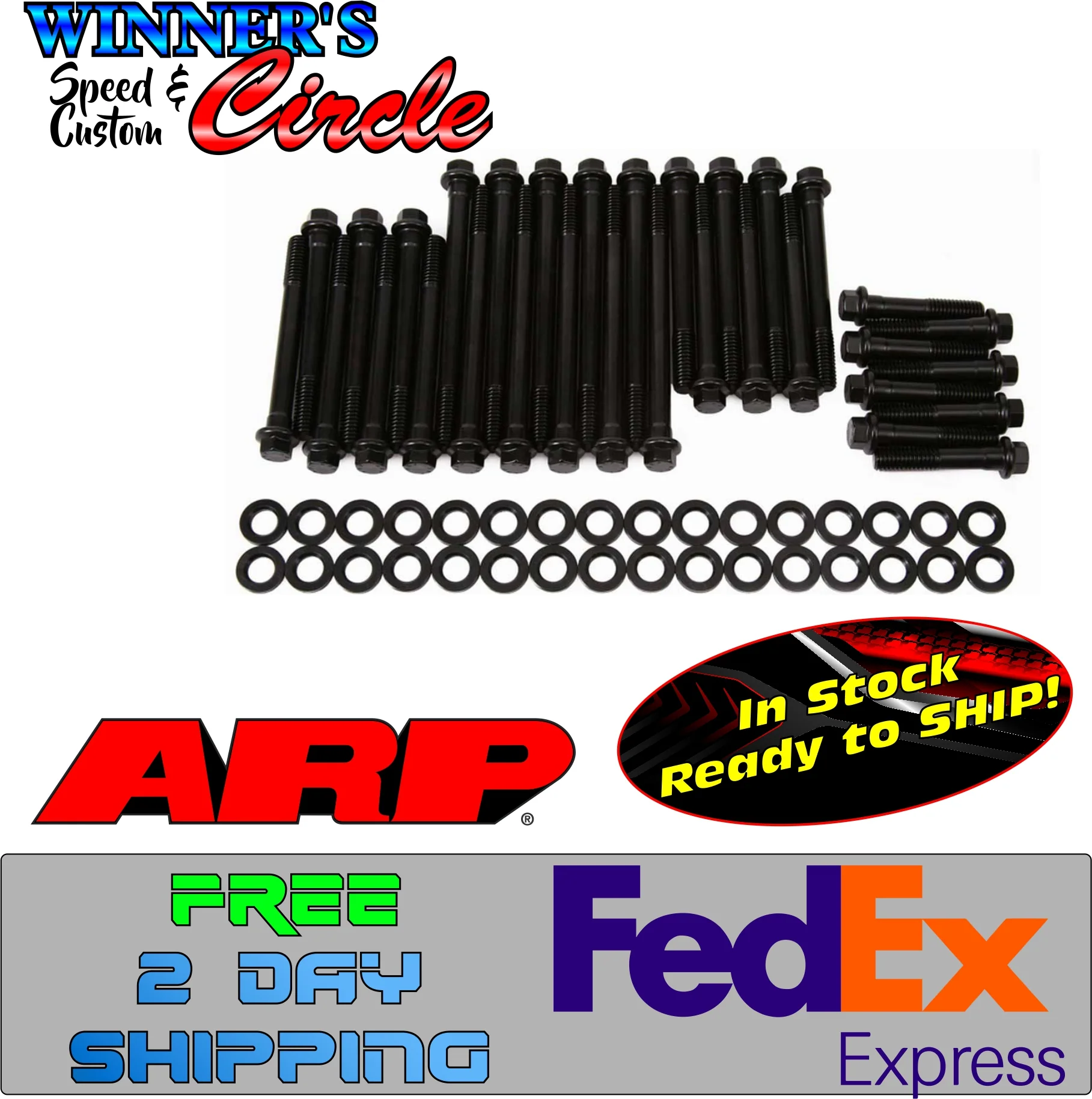 ARP 135-3606 BBC Head Bolt Kit 6pt.