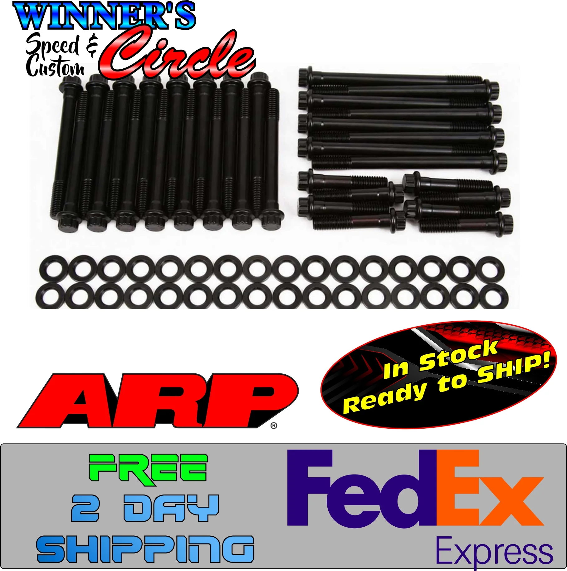 ARP 135-3703 BBC Head Bolt Kit 12pt.