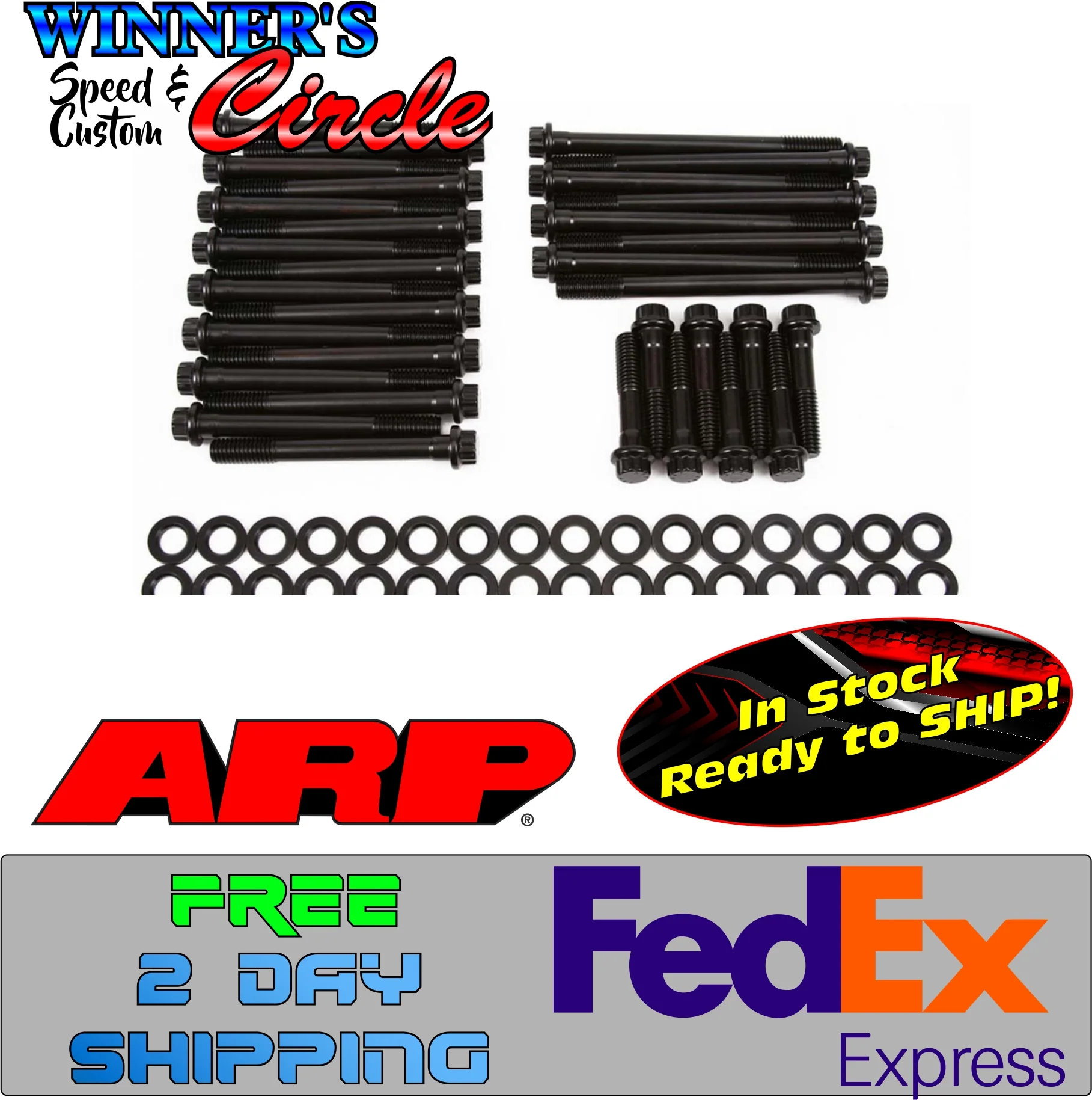 ARP 135-3710 BBC Head Bolt Kit 12pt.