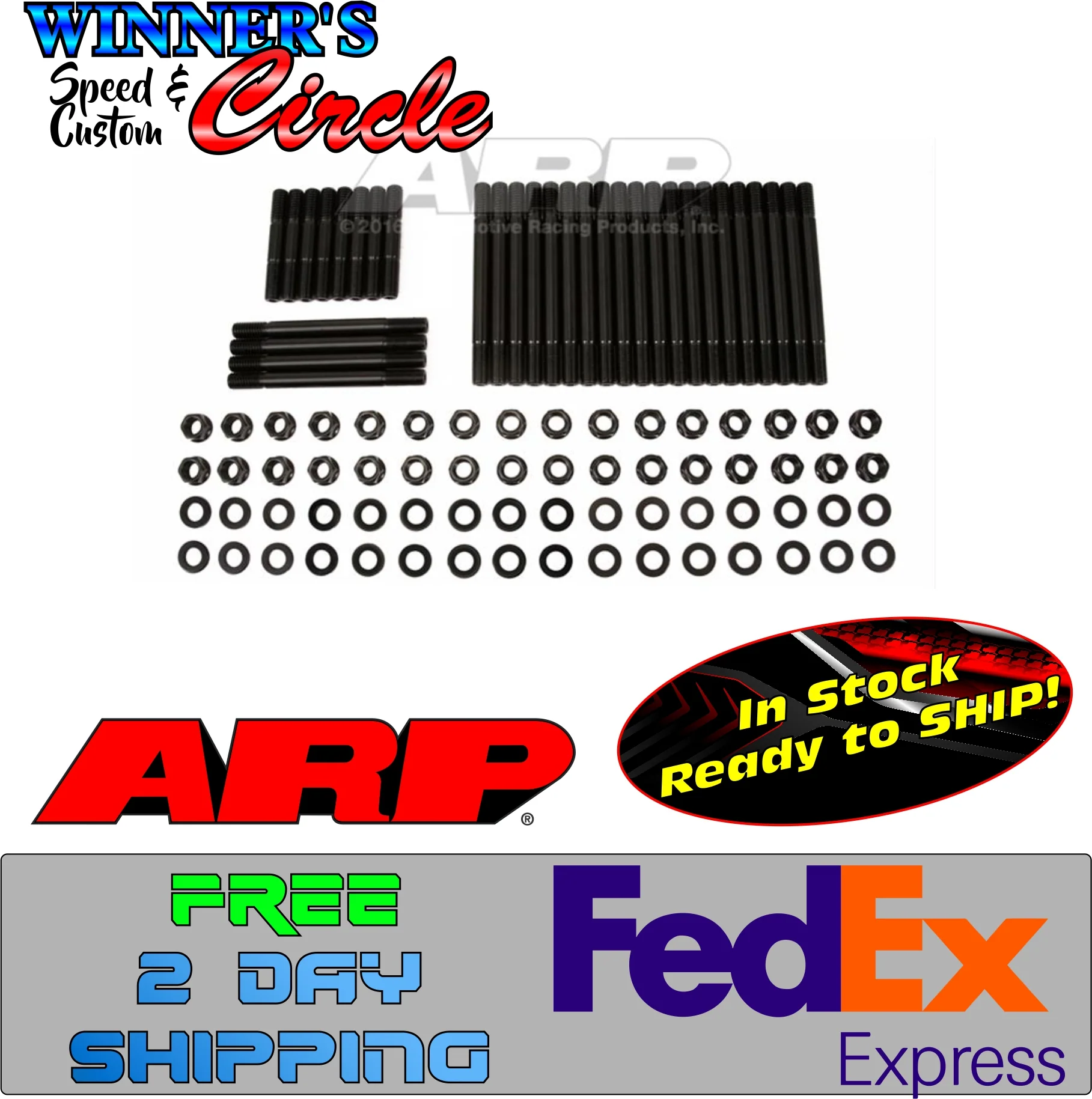 ARP 135-4005 BBC Head Stud Kit 6pt