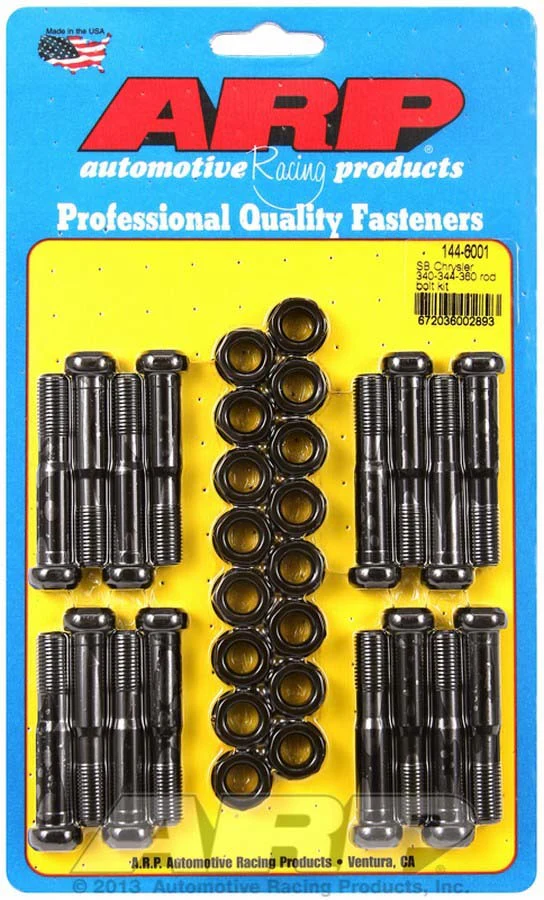 ARP 144-6001 SBM Rod Bolt Kit Fits 318/340/360