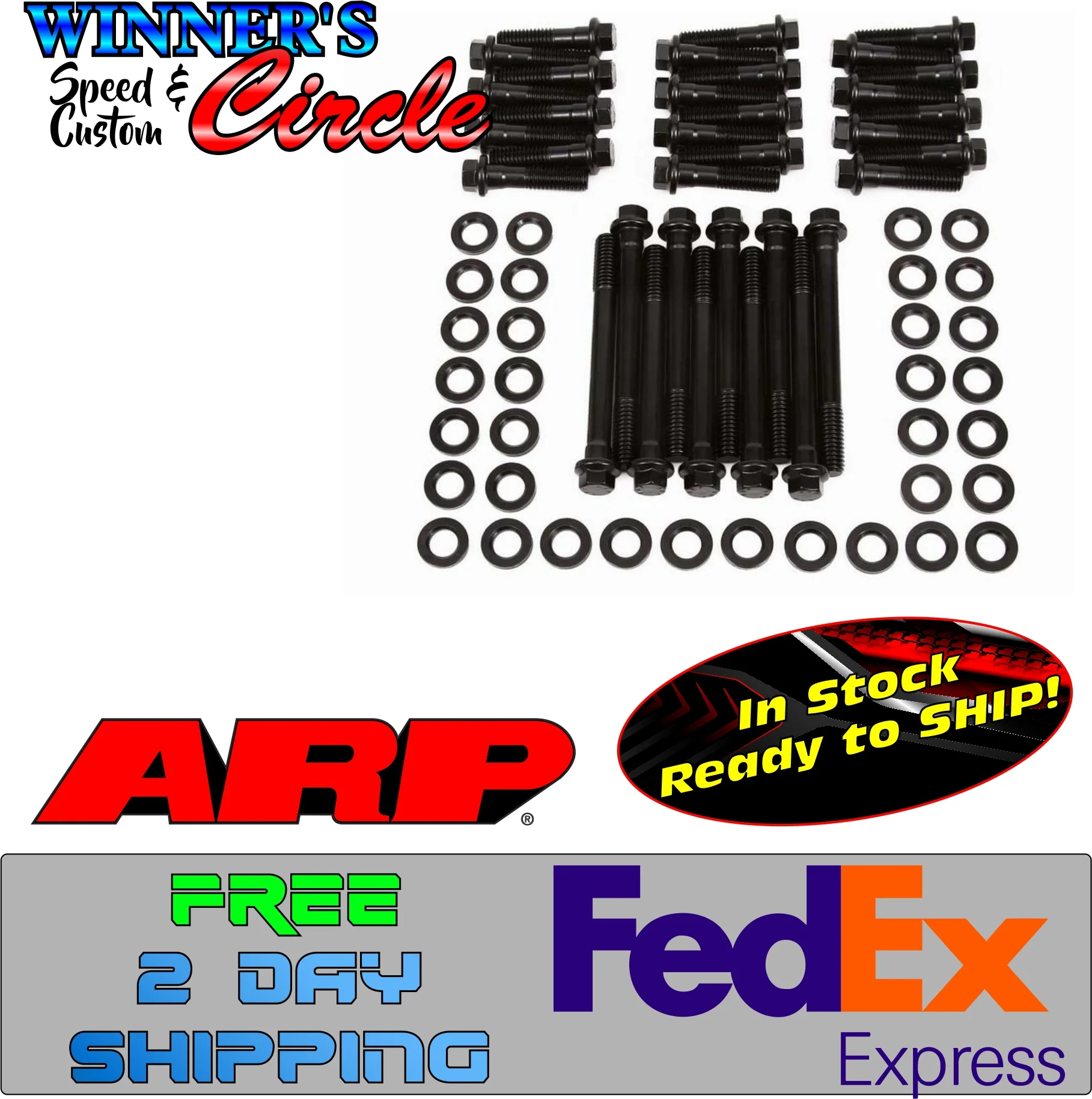 ARP 145-3607 BBM Head Bolt Kit 6pt.