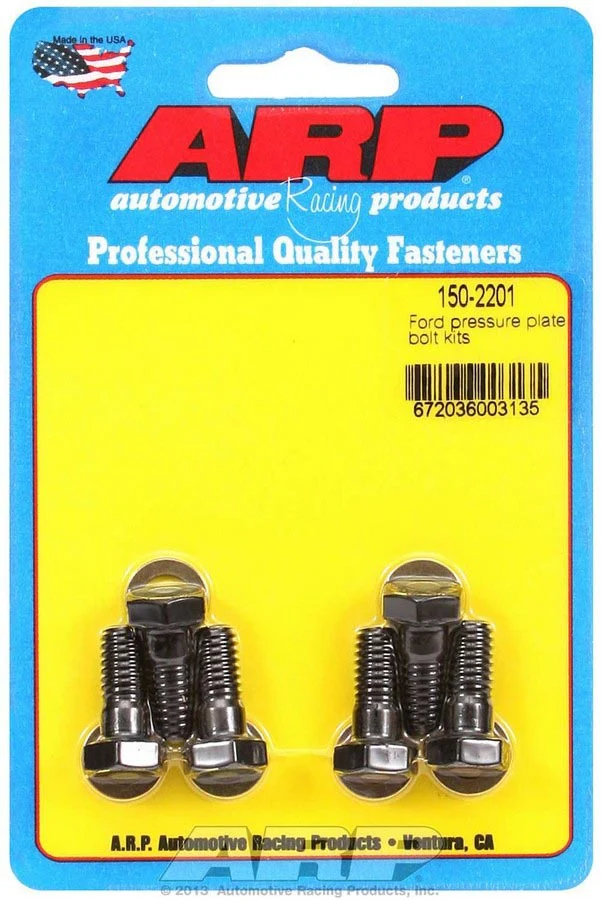 ARP 150-2201 Clutch Cover/Pressure Plate Bolt Kits for Ford