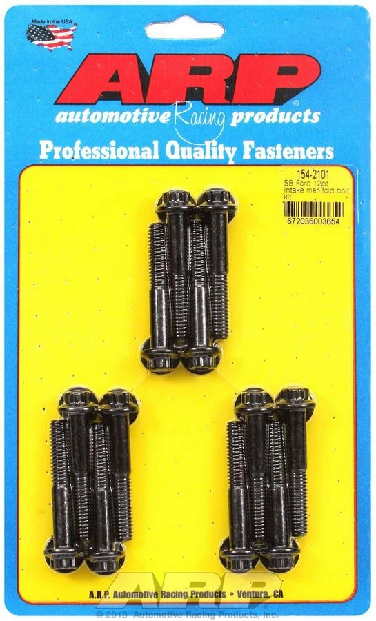 ARP 154-2101 SBF Intake Manifold 12 Point Bolt Kit