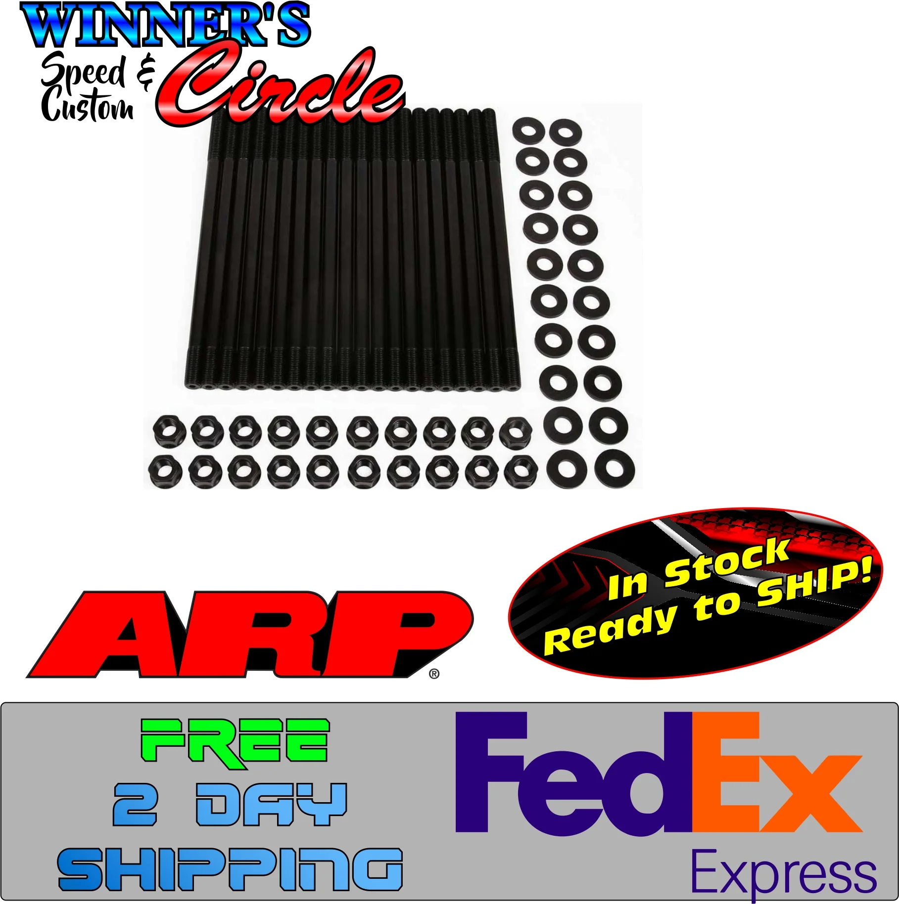 ARP 156-4101 Ford Modular Head Stud Kit 6pt