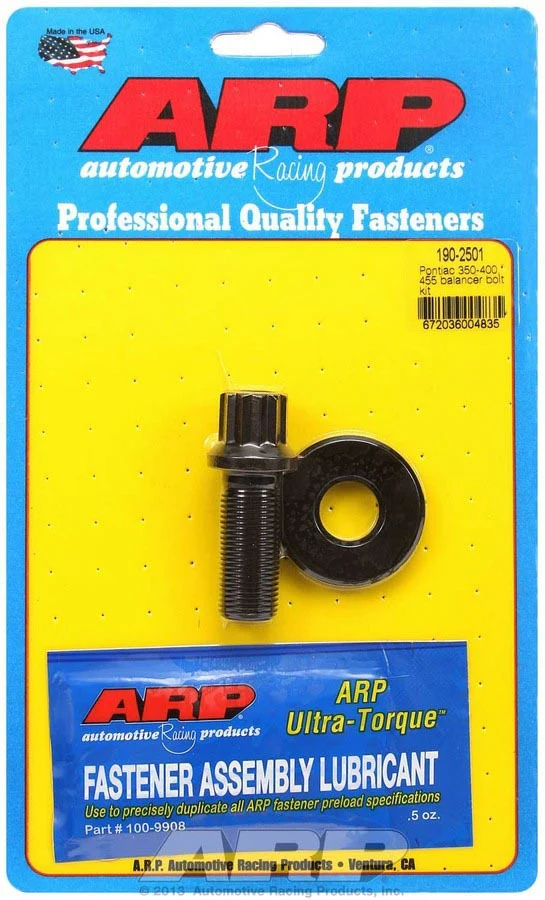 ARP 190-2501 Pontiac Balancer Bolt Kit 12 Point