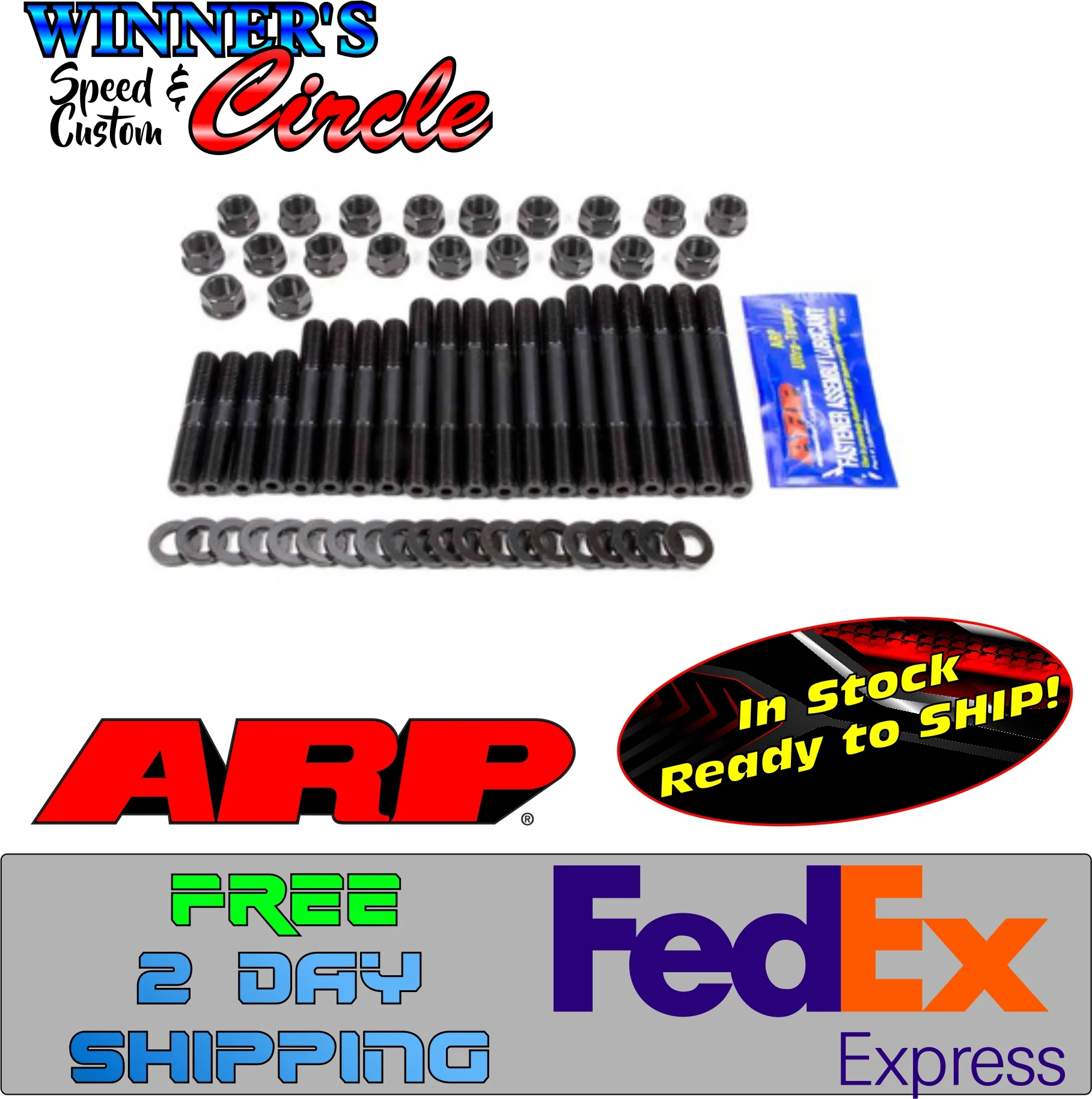 ARP 190-4003 Pontiac Head Stud Kit 400 RA and 455 HO SD