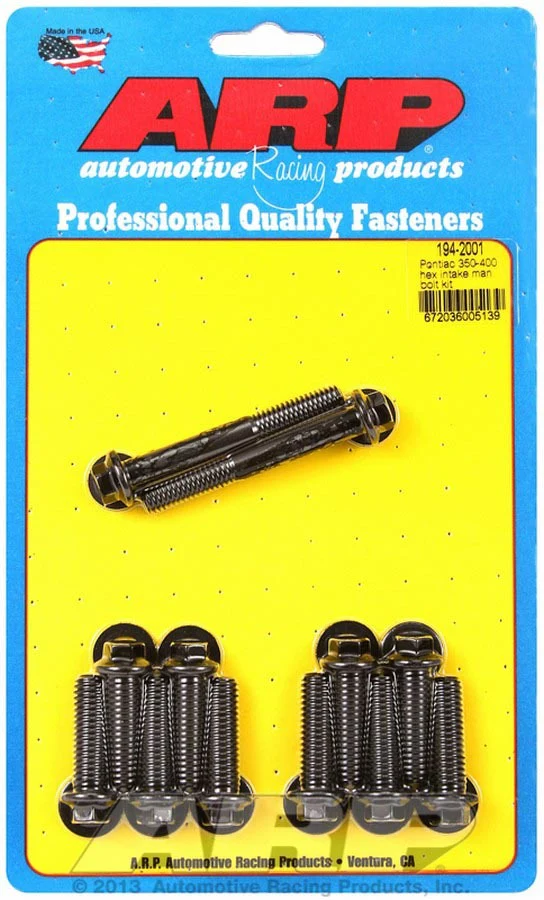 ARP 194-2001 Pontiac Intake Manifold Bolt Kit