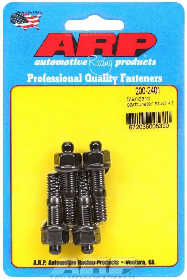 ARP 200-2401 Carburetor Studs 1.7" Length Black Oxide