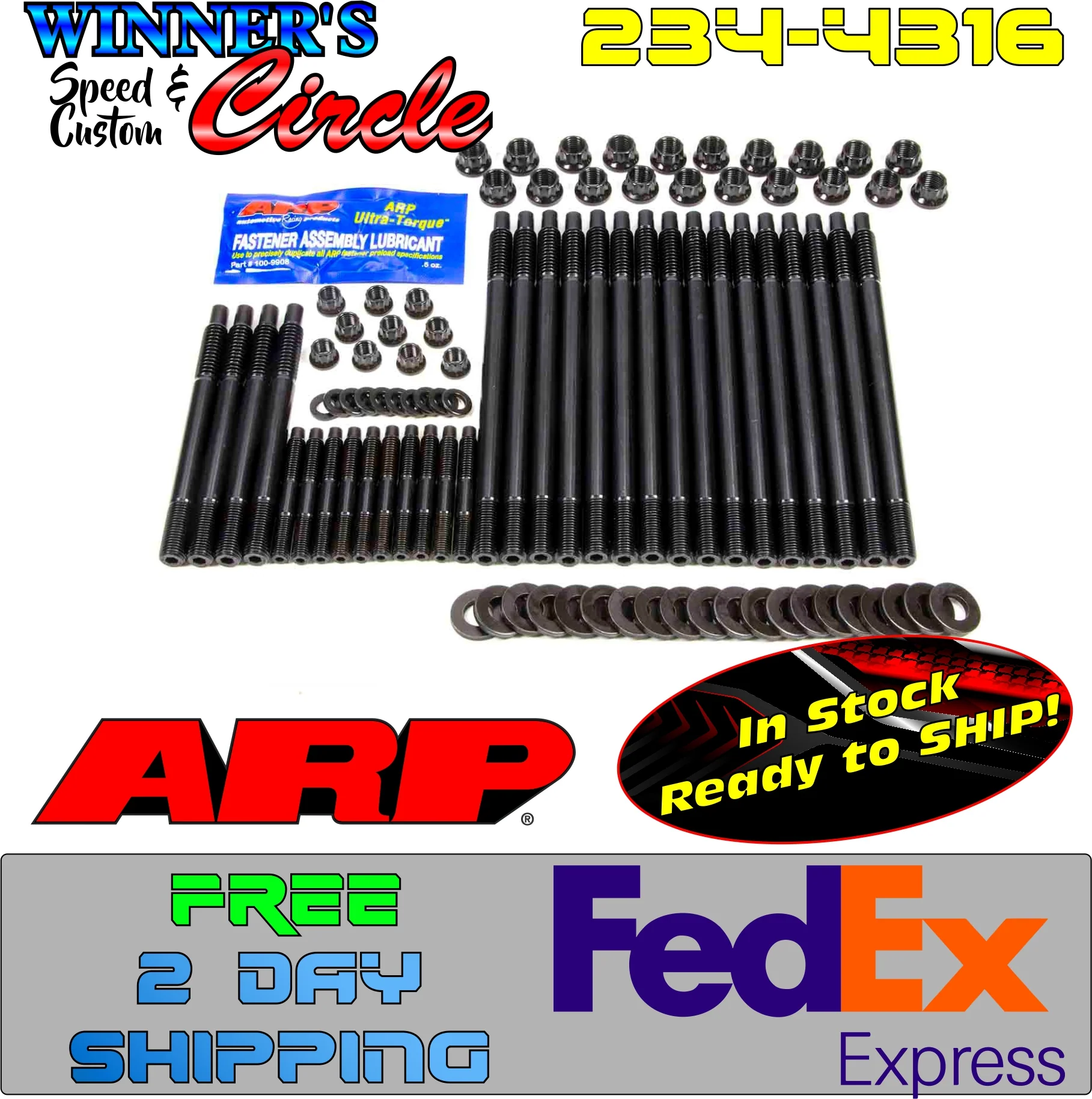 ARP 234-4316 Pro Series Cylinder Head Stud Kit Gen III LS