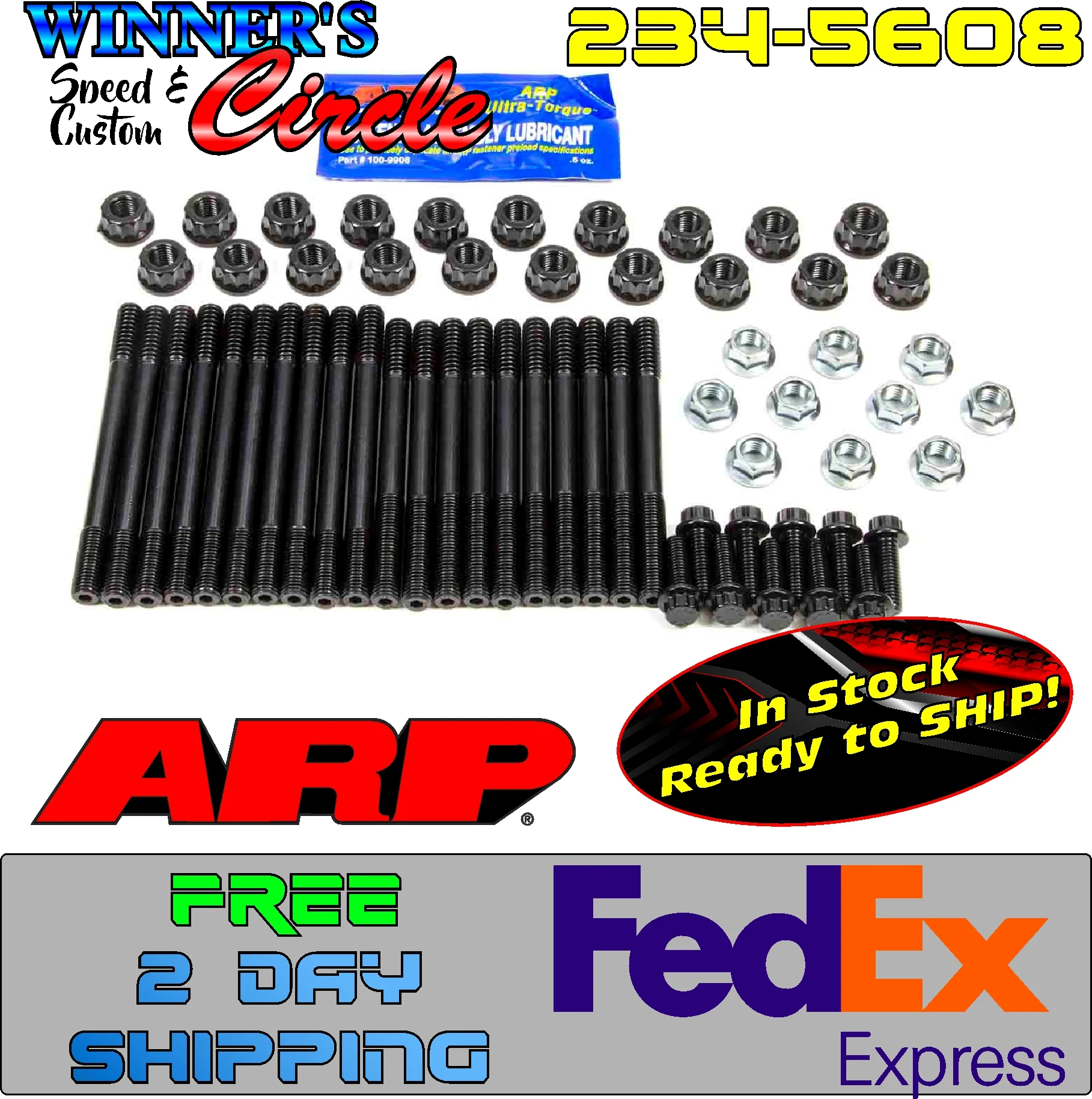 ARP 234-5608 LS Main Stud Kit Gen III and GMPP LSX