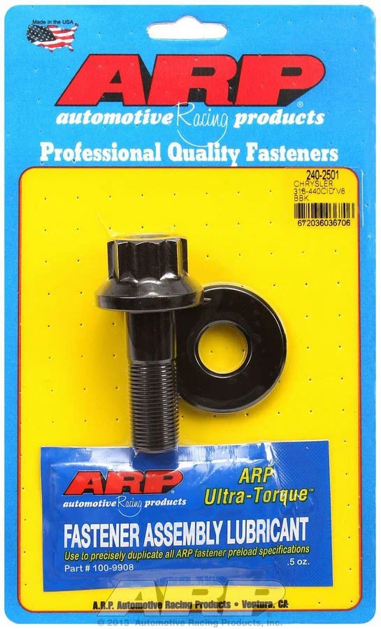 ARP 240-2501 Mopar Balancer Bolt Kit 12 Point