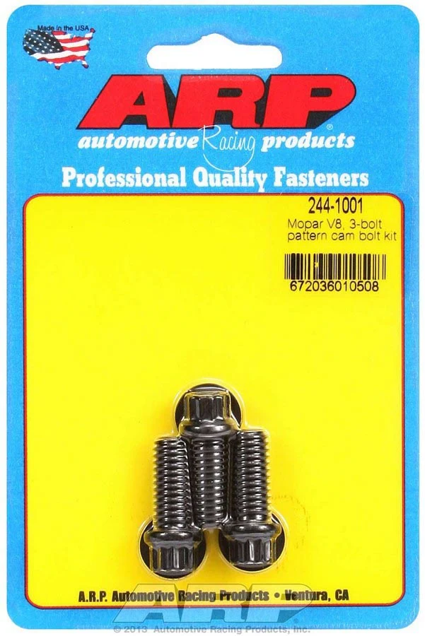 ARP 244-1001 Cam Bolt Kit, Mopar 383/440 Wedge - 426 Hemi