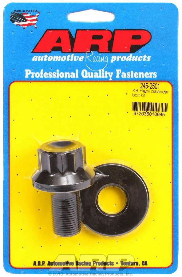 ARP 245-2501 Mopar Balancer Bolt Kit 12 Point