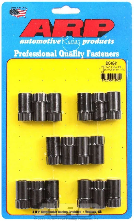 ARP 300-8241 Perma-Loc Rocker Arm Adjuster Nuts 3/8