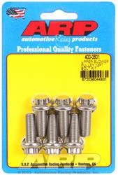 ARP 400-0601 Upper blower pulley SS 12pt bolt kit