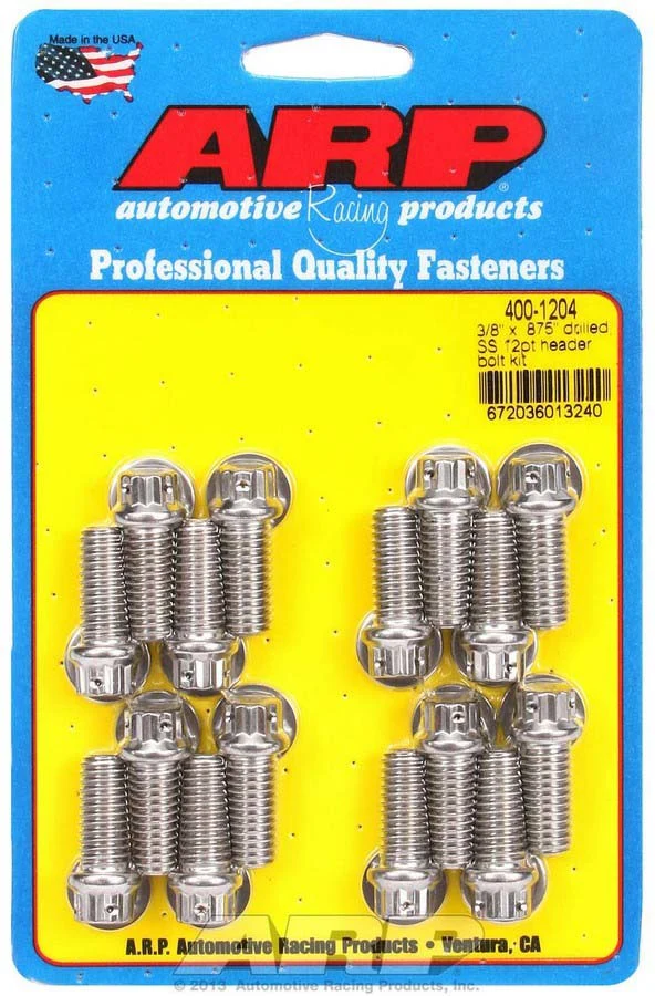 ARP 400-1204 BBC Header Bolt Kit 12pt