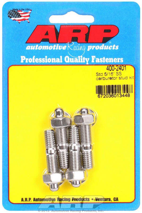 ARP 400-2401 Carburetor Studs 1.7" Length Stainless