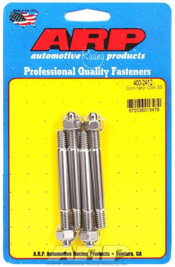ARP 400-2412 Carburetor Studs 3.2" Length Stainless