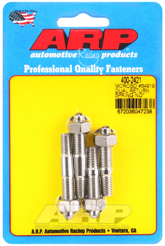 ARP 400-2421 Carburetor Studs 1.7"/2.050" Length Stainless Steel