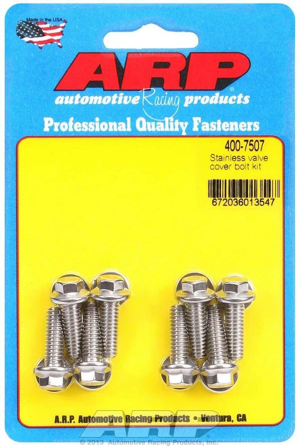 ARP 400-7507 Valve Cover Bolt Kit Hex Head