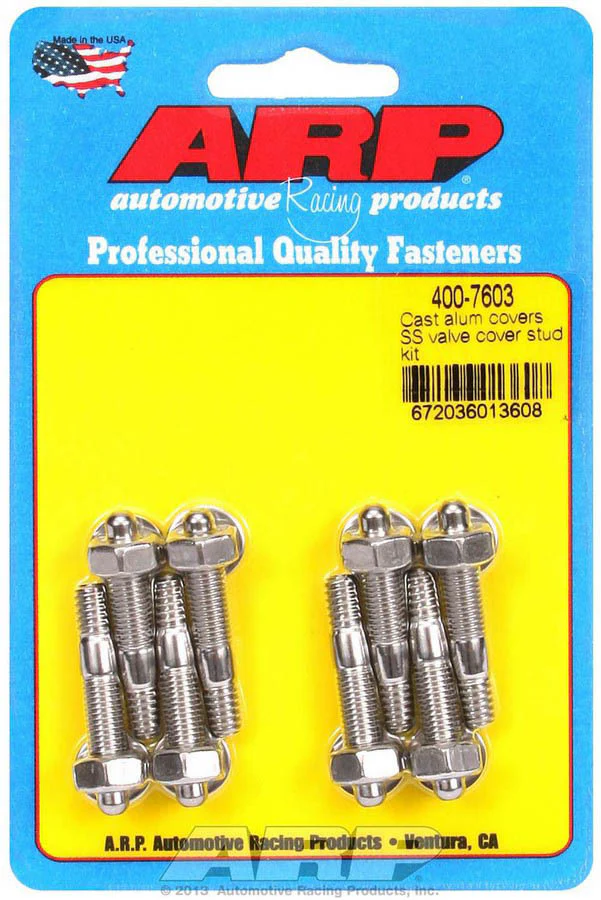 ARP 400-7603 Valve Cover Stud Kit Hex Head